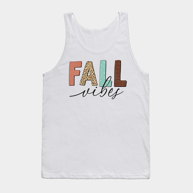 Fall Vibes Tank Top by Happii Pink